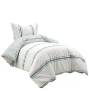 Lush Dcor 2pc Farmhouse Back-to-Campus Duvet Cover Set