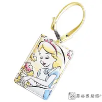 在飛比找蝦皮商城優惠-Disney 迪士尼 愛麗絲 黃花底 金蔥票卡套 台灣授權 