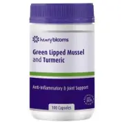 Henry Blooms Green Lipped Mussel 500mg With Turmeric 1500mg 100 Vege Capsules