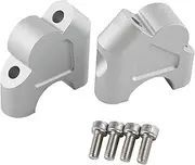 Moto Handlebar Risers, Motorcycle Handlebar Risers | High Strength Handlebar Mount Clamp, Handlebar Riser, Anodized Handlebar Lifting Pads, Block Handlebar Riser Mounting Clamp for Motorcycles