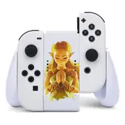 PowerA Joy-Con Comfort Playing Grip For Nintendo Switch Controller Zelda White