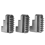 3 Pcs K11-125 External Jaw 5in Chuck 20CrMnTi High Strength Long Service Life Chuck Jaw