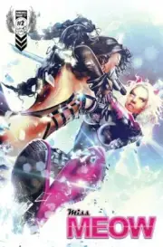 Merc Publishing: MISS MEOW #2b Cover by Hal Laren