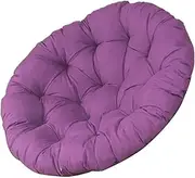 yuksok Swing Chair Cushion Stylish Versatile Round Hammock Chair Seat Pad Floor Pillow for Meditation Outdoor Patio, Violet