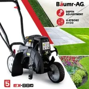 Baumr-AG 31cc Lawn Edger Petrol 4 Stroke Garden Grass Weed Trimmer Blade Cutting