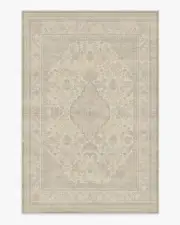 185' x 275' | Machine Washable Runner Rug | Kid & Pet Friendly | Indoor Rug | Rowan Soft Grey & Ivory Rug | Ruggable