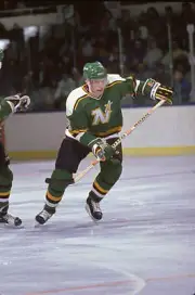 Minnesota North Stars Larry Murphy 1989 Old Ice Hockey Photo