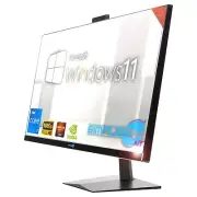 All IN One I7 24 " Win 11 RAM 16 GB SSD 960 GB Gpu Rx550 PC Fixed Editing Gaming