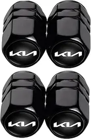 PREETH Wheel Cap Replacement for Kia,Tire Caps Cover Air Valve Stem Compatible with KIA NIRO Rio Sportage Sorento Soul Stinger Seltos Cadenza K900 Forte Metal Styling Decoration Accessories(4Pcs)