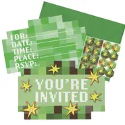 TNT Party Invitation Set (Pack of 8)