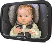 Dreambaby 360° Adjustable Rear Facing Baby Car Mirror - Wide Angle, Clear View Backseat Infant Mirror for Car