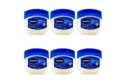 6x Vaseline 100ml Pure Petroleum Jelly Jar Hand Face Body Moisturiser Orginal