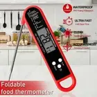 Foldable Digital Electronic Food Meat Thermometer LCD Kitchen Cooking BBQ Grill