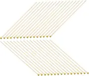 SOPOTUTU 50pcs Mini Wooden Hand Waving Flag Poles Sturdy DIY Flag Sticks for Patriotic Party Decorations Outdoor Events and Table Displays