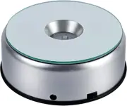 4" 7 LED Rotating Display Stand, Display Turntable Stand for Crystals Glass Art