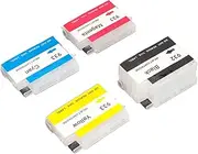 ViaGasaFamido Refillable Ink Cartridges PP Cartridges Replacement 4-Color-Ink Printer for HP Officejet 6600 6700 7510 7610