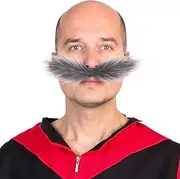 Self-Adhesive Novelty Mustache for Costume and Halloween Party
