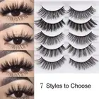 Makeup Reusable False Eyelashes Natural Long Wispy Fluffy 3D Faux Mink Hair