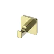 Bathroom Robe Hook Brushed Brass Greens Tapware Zuri 690905BB