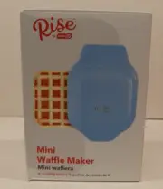 Rise By Dash Mini Waffle Maker-Light Blue-NIB