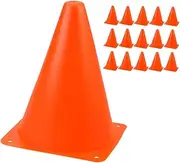 BESPORTBLE 16pcs Cones for Sports Training Agility Marking Cones for Roller Skating Soccer Football and Activities Lightweight Portable and Sturdy