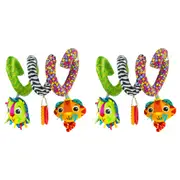 2x Lamaze Activity Spiral Baby/Infant Stroller Educational/Interactive Toy 0m+