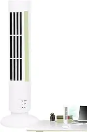 Bladeless Standing Fan,Standing Fans for Home,Electric Bladeless Vertical Fan | Quiet Energy Saving Floor Fan for Work Area, Bedroom, Home, Travel