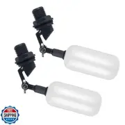 2-Pack Adjustable Arm Float Ball Valve for Automatic Water Level Control in L