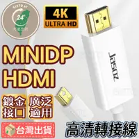 在飛比找蝦皮購物優惠-【台灣出貨高清4K轉接】MINI DP HDMI HDMI線