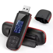 AGPTEK U3 USB Stick Mp3 Player, 8GB Music Player Supports Replaceable AAA Batter