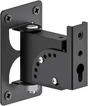 Metal Universal Speaker Wall Mount for Surround Sound Speaker Mount - Swivel & Tilt Adjustable Wall Mount for LG, Samsung, Vizio, Roku, Sony Speakers Mounting Bracket Hold up to 30lbs, 1 Pack