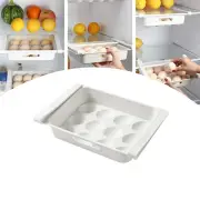 2 Pcs Fridge Egg Boxes Drawer Type Storage Large Capacity Storage Baskets Keep