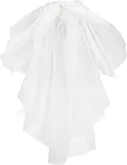 [ANDRESLAD] Bride Mesh Veil Short Wedding Bridal Veil for Bachelorette Party Elegant Dec