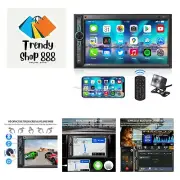 Double Din Car Stereo with Bluetooth: 7inch HD Car Multimedia Receiver – Car ...