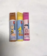 Peanuts Collectible Chapstick/Lip Balm~Lotta Luv~Lucy, Charlie Brown, Woodstock