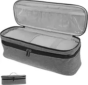 LALADEFIEE Travel Hair Dryer Case Hair Styling Tools Organizer Cosmetics Storage Case for Plane Trips
