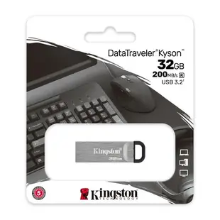 【金士頓 Kinston】 DataTraveler Kyson USB3.2 隨身碟 32G 64G 128G 256G 512G 公司貨 五年原廠保固【APP下單4%點數回饋】