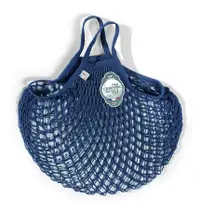 在飛比找誠品線上優惠-法國Filt經典手工編織袋(M)-經典藍