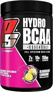 ProSupps HydroBCAA BCAA/EAA Full Spectrum Matrix, 7g BCAAs, 3g EAAs, 0g Sugar, 0g Carbs, 30 Servings, (Blackberry Lemonade Flavor)