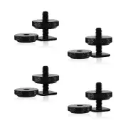 LSP [4-PACK] 1/4" Hot Shoe Mount Nut Flash Holder, Screw Adapter for DSLR Camera