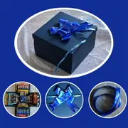 5 Layer Explosion Box DIY Explosion Surprise Gift Box Valentine’s Day Love Gift Blue