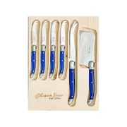 Laguiole Jean Neron 6pc. Cheese Serving Set - French Blue