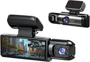 1080P Dash Cam Front and Inside,Dashcams for Cars with IR Night Vision Loop Recording G-Sensor (1080P) 32G SD Card Included