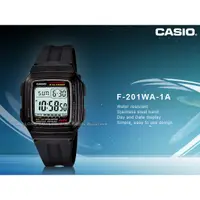 在飛比找蝦皮購物優惠-CASIO  卡西歐 F-201WA-1A 電子錶男錶_當兵