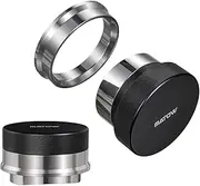2 in 1 Design Gravity Distributor and Magnetic Dosing Funnel Combo, 58.5mm Adaptive Espresso Distributor and Stainless Steel Dosing Ring Set Fits All 58mm Portafilter