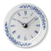 RHYTHM Table Clock, Wall Clock, For Hanging [Made in Japan] Made in Japan Arita