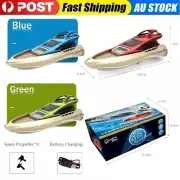 2.4GHz Waterproof Mini RC Racing Yacht Remote Control High Speed Boat Kids Toy