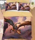 3D Flying Dragon 1542NA Bed Pillowcases Quilt Cover Duvet Jerry LoFaro Fay