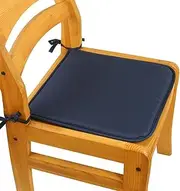 Chair Cushion with Ties for Kitchen 16x16inch Chair Memory Foam Indoor Seat pad Dining Room Cushion with Machine Washable Cover(#4,4PCS_16X16INCH/40X40CM)