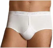 [Generic] 10 x Jockey White Y-Front Mens Underwear Briefs Trunks Plus Size 24 (105-109 cms)